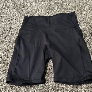 All in motion black biker shorts. Size small.